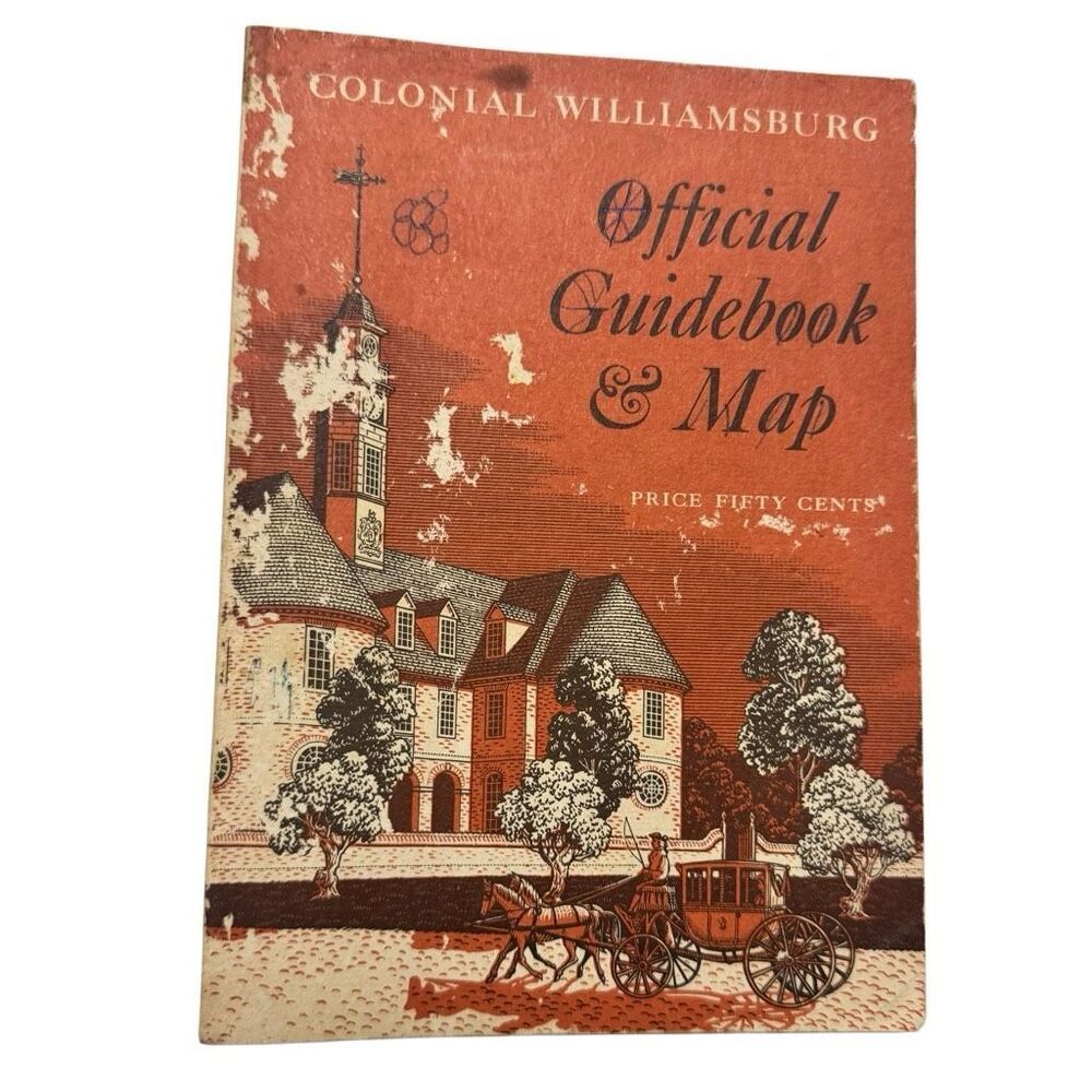 Jamestown Williamsburg Virginia Booklet 1968 - Paperback 6th Edition